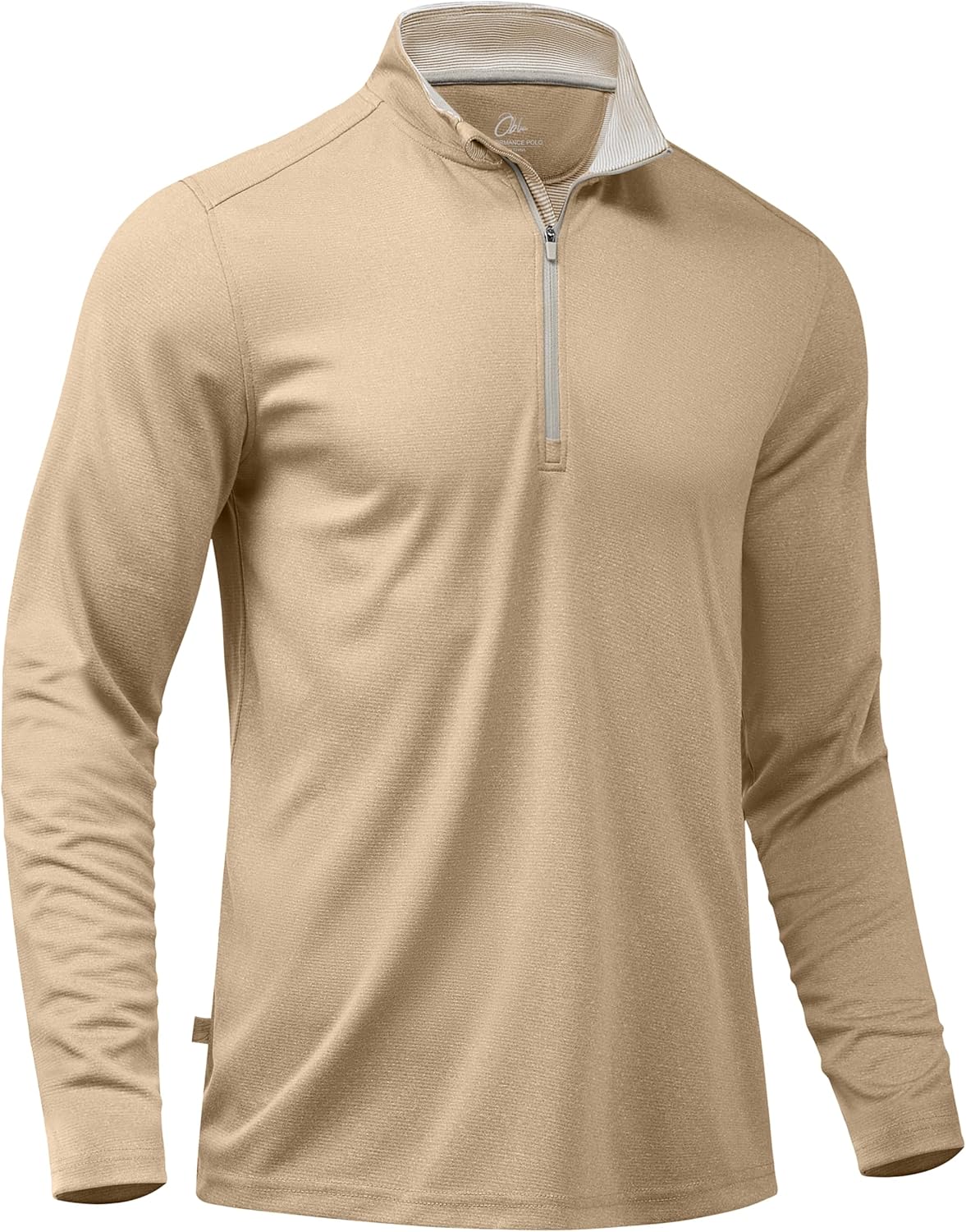 Obla Golf Quarter Zip Pullover for Men with Sun Protection