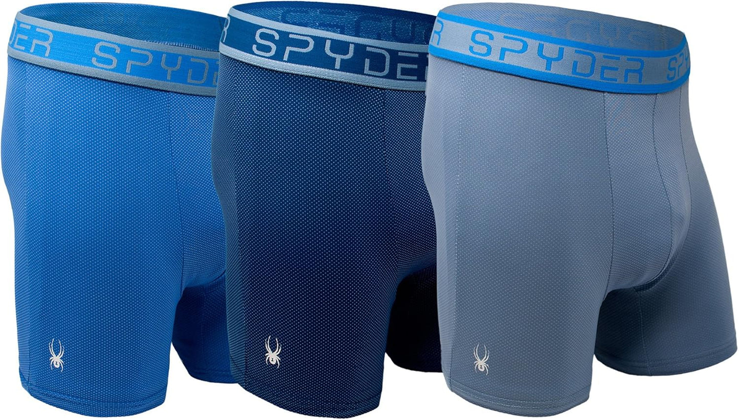 Spyder Performance Mesh Mens Boxer Briefs for Ultimate Comfort