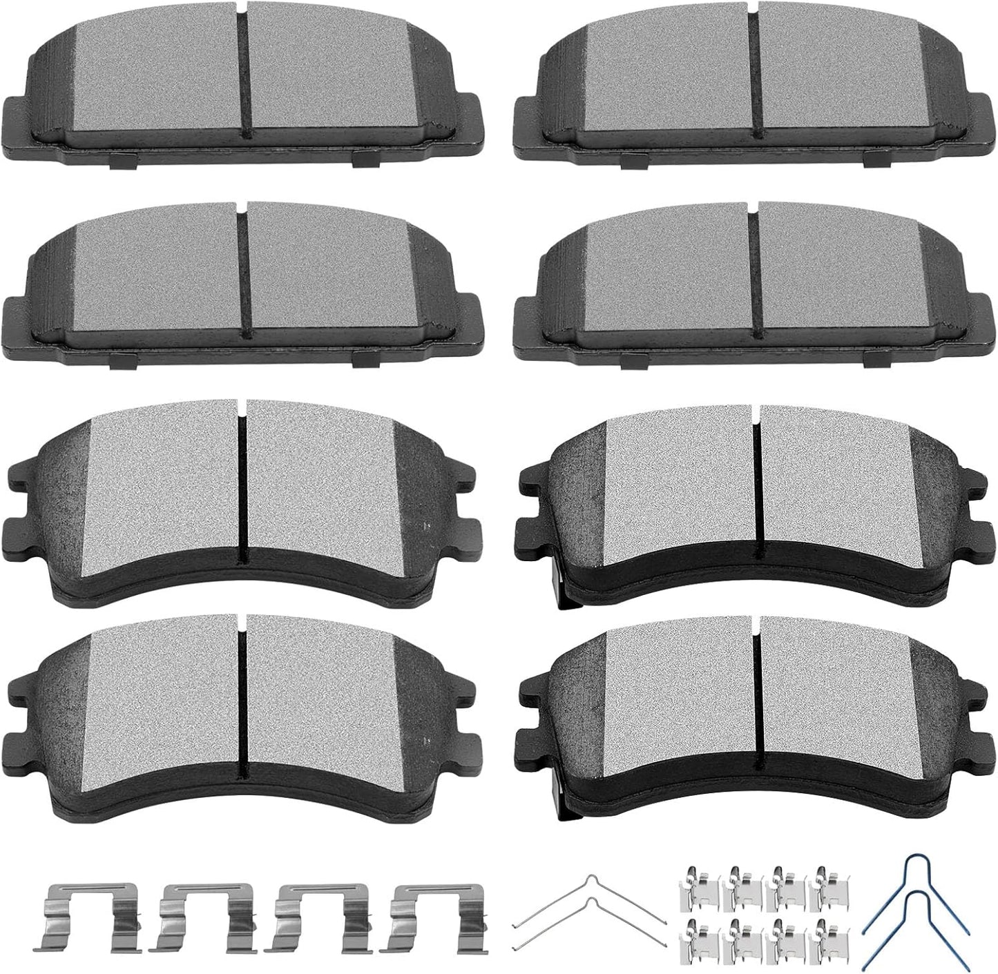 Ceramic Brake Pads Kits for 2003-2005 Mazda 6 - 8pcs Set