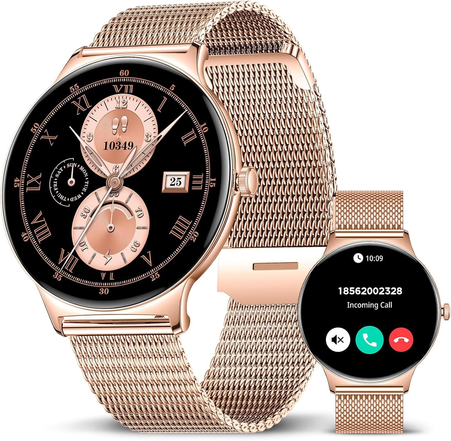 SOUYIE Smartwatch: Answer Calls, Track Health, 100+ Sports Modes