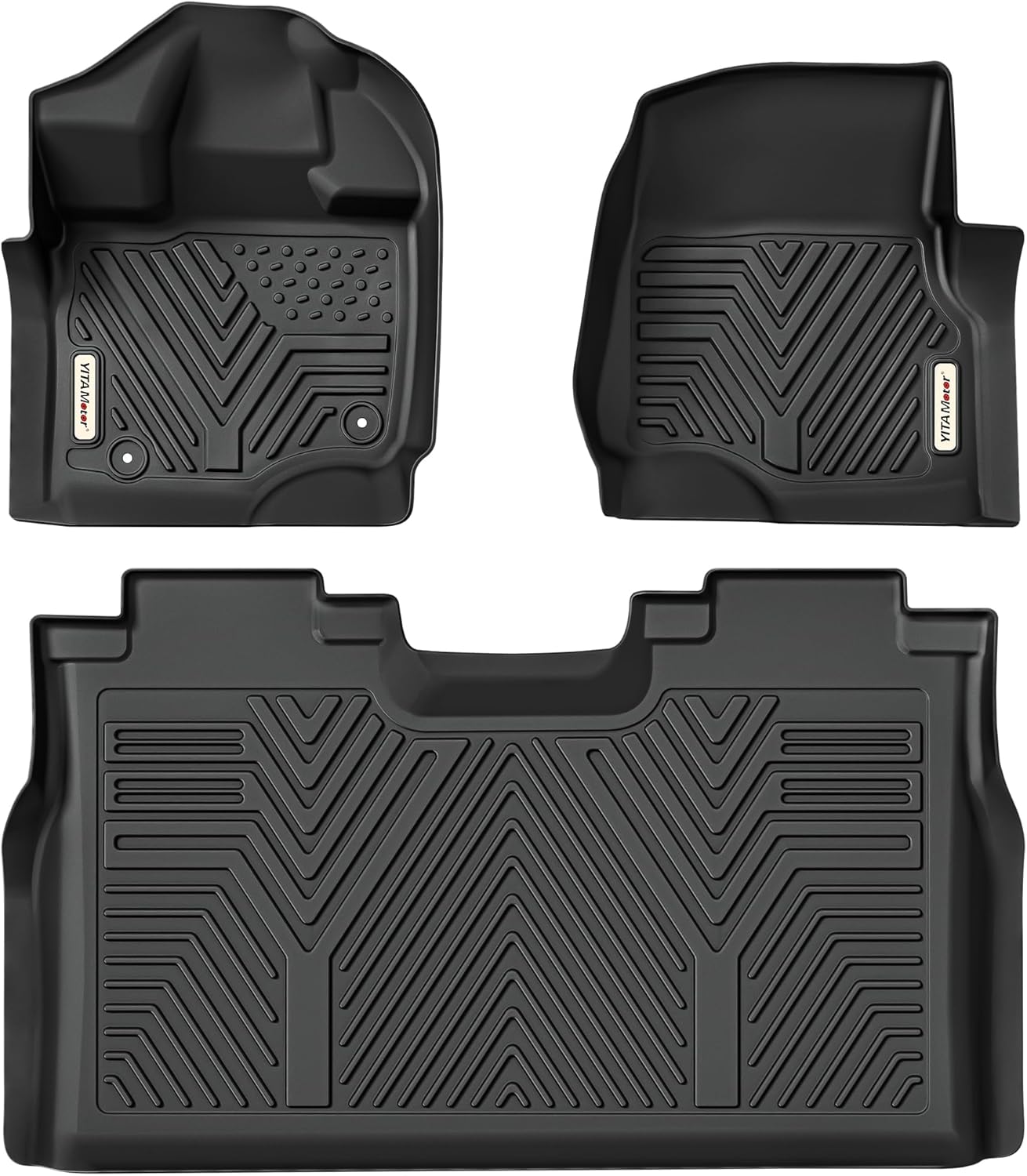 Custom Fit YITAMOTOR Floor Mats for Ford F-150 Lightning 2015-2025