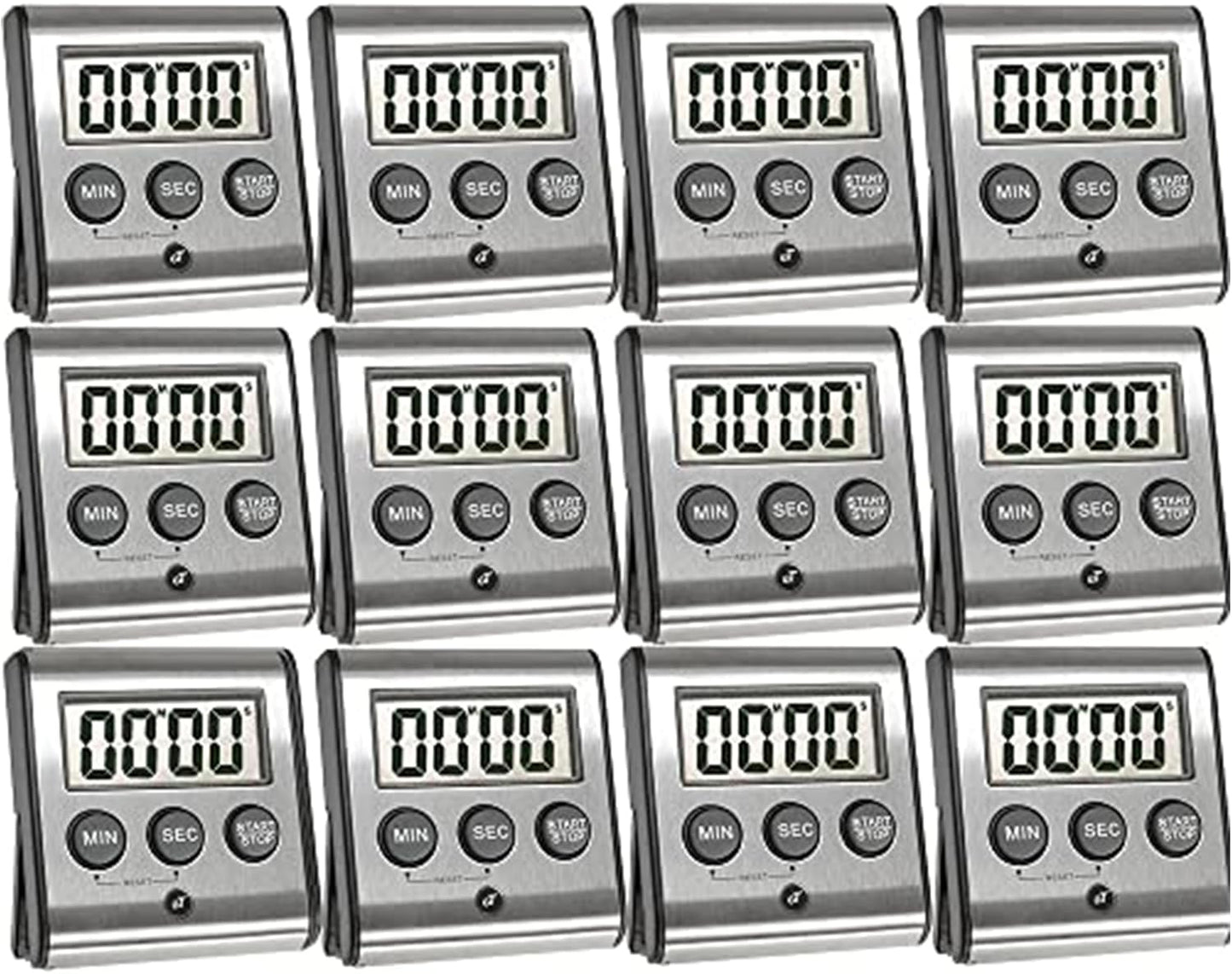Elegant Digital Kitchen Timer with Loud Alarm and Large Display