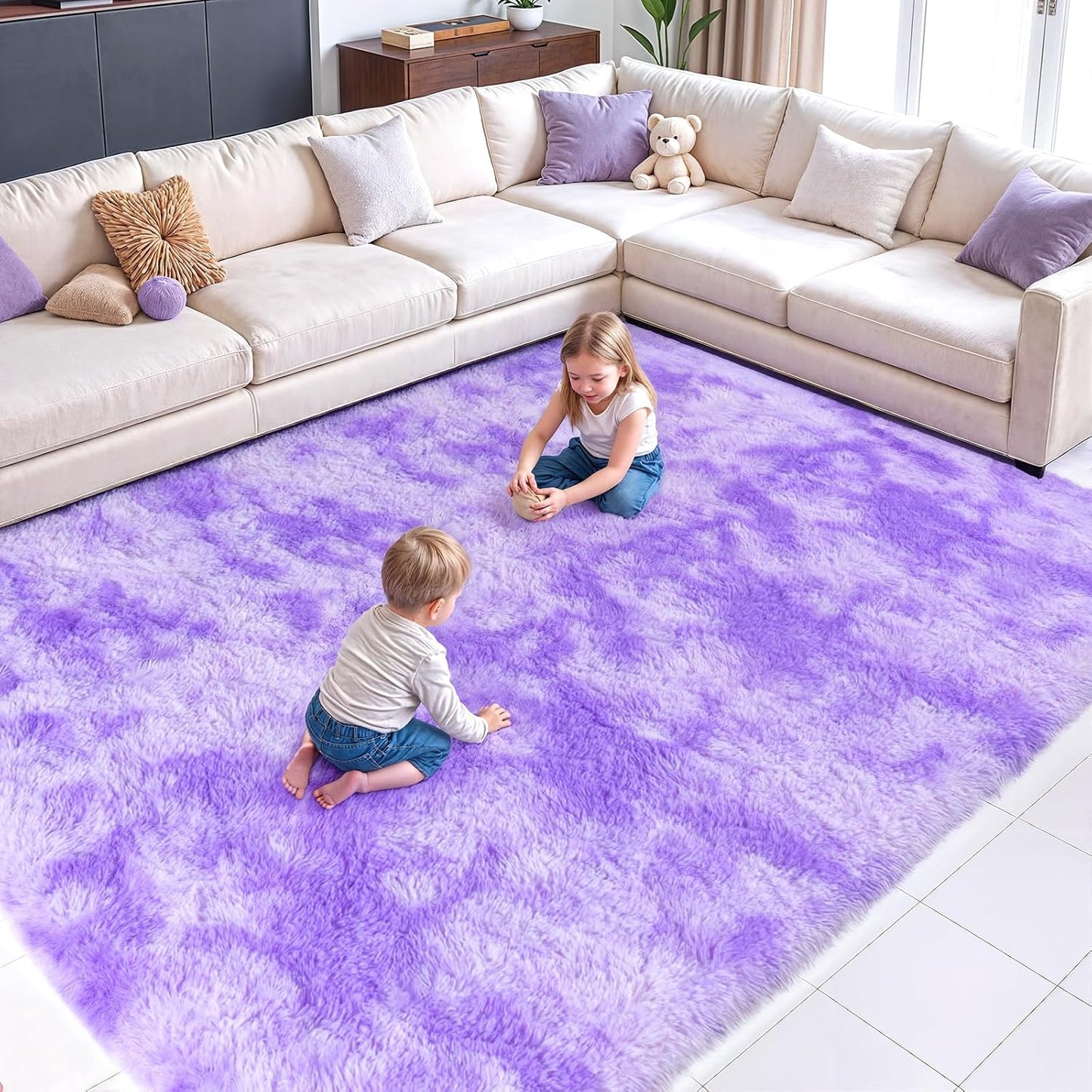 Zentavio Large Area Rugs for Living Room Soft Fluffy Shag