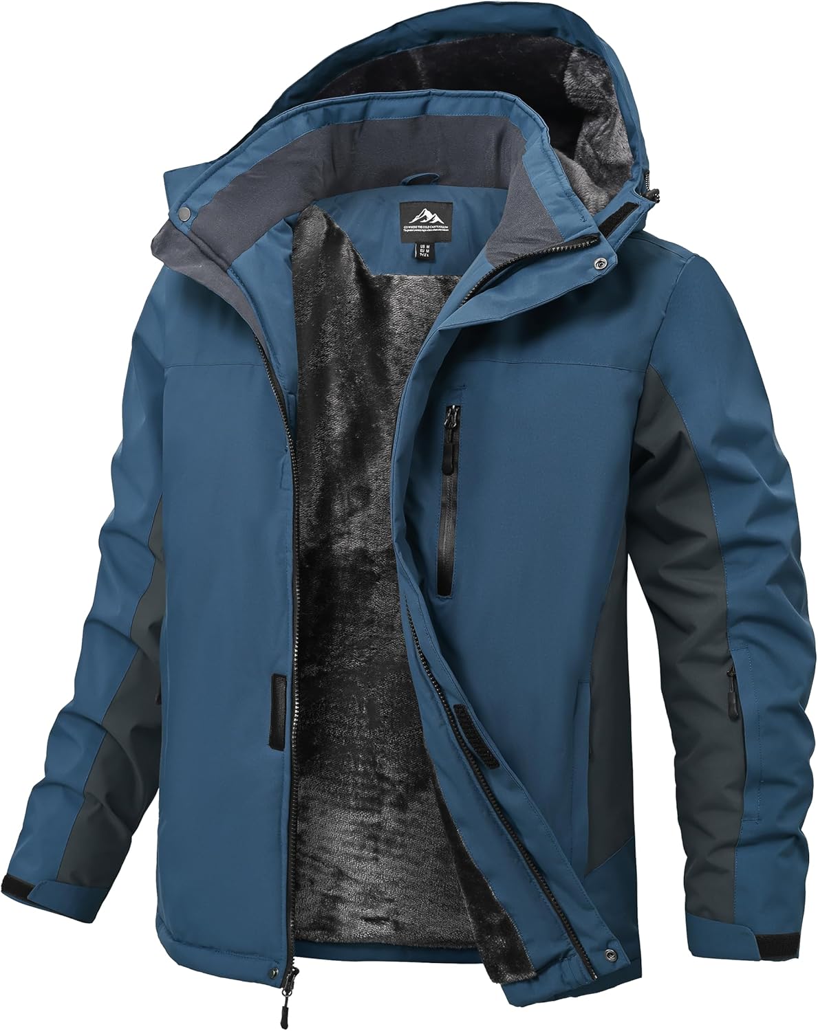 Mens Winter Snow Jacket Waterproof Ski Jacket for All Weather