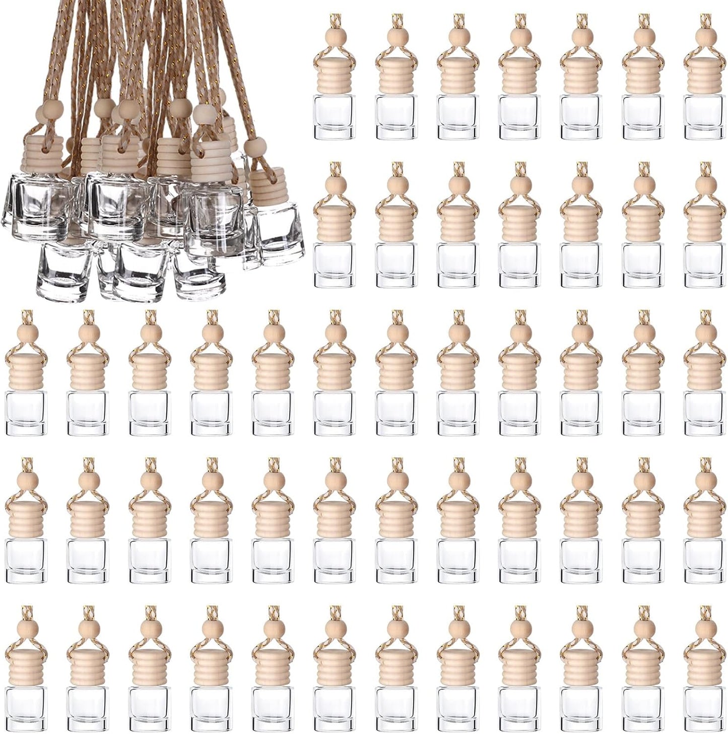 50Pcs Hanging Car Air Freshener Diffuser - Refresh Your Ride!