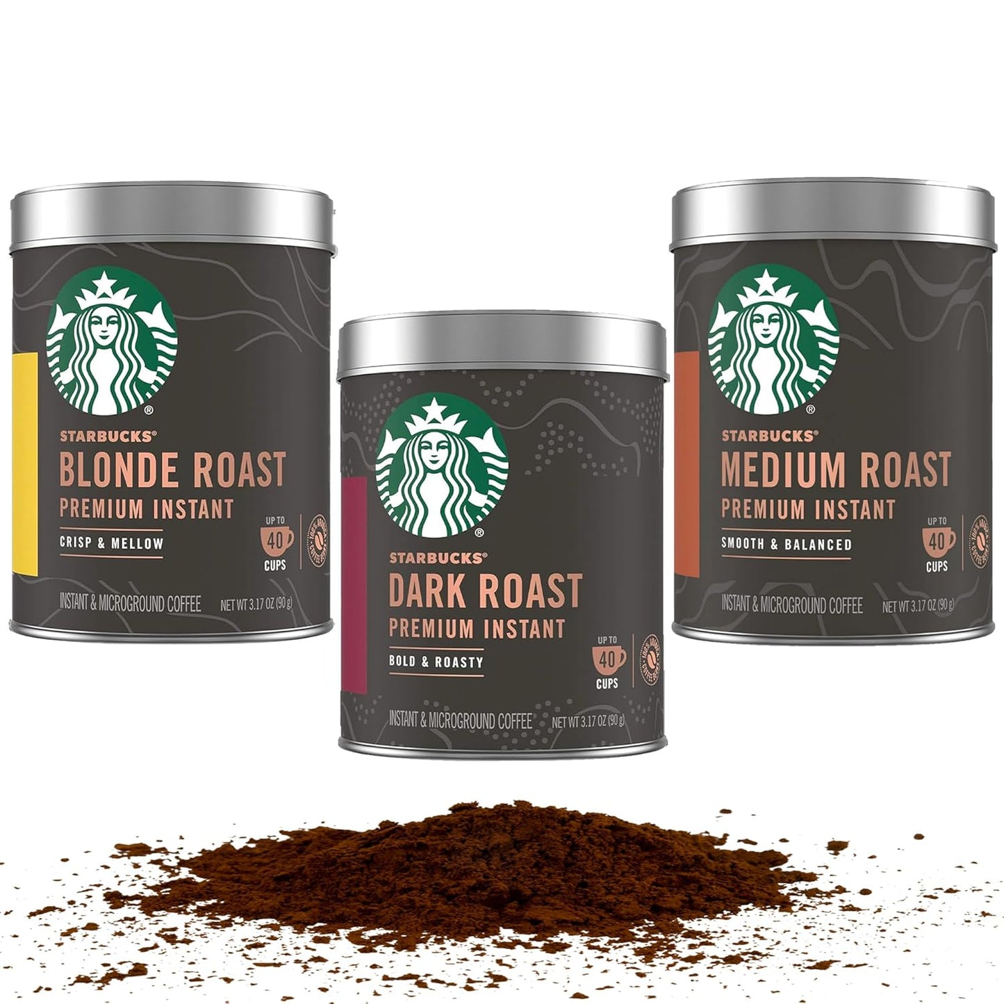 Starbuck Coffee Variety Pack - Premium 100% Arabica - 3 Cans