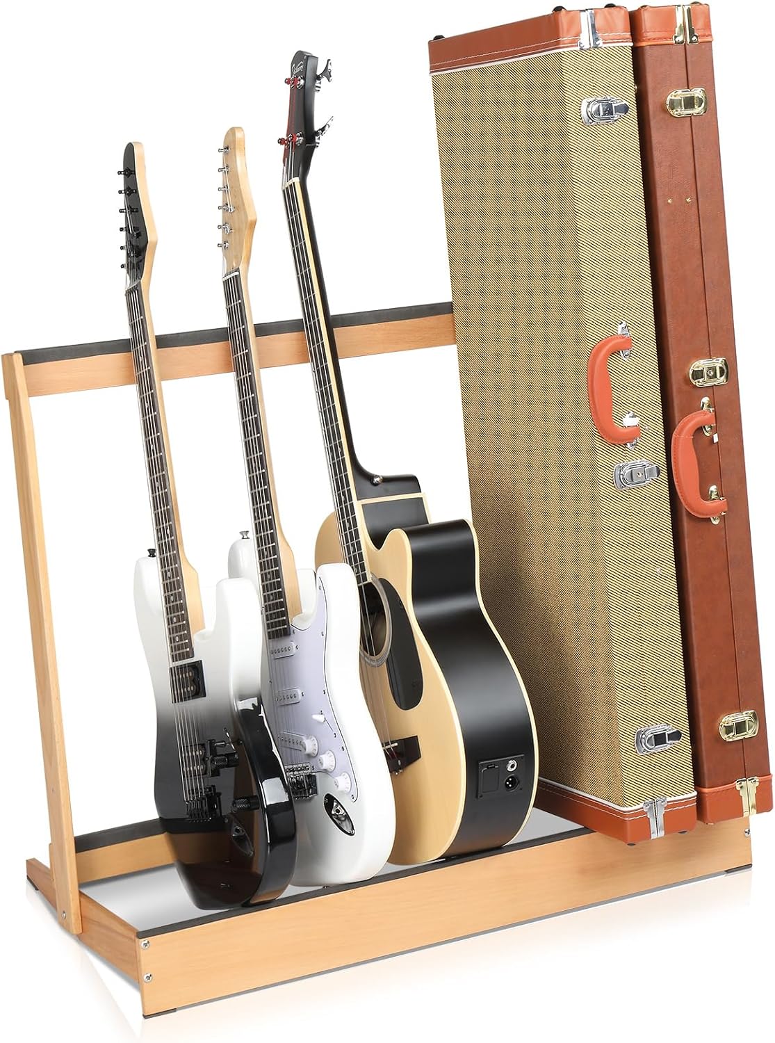 Ktaxon Folding Guitar Case Stand for Electric and Acoustic Guitars