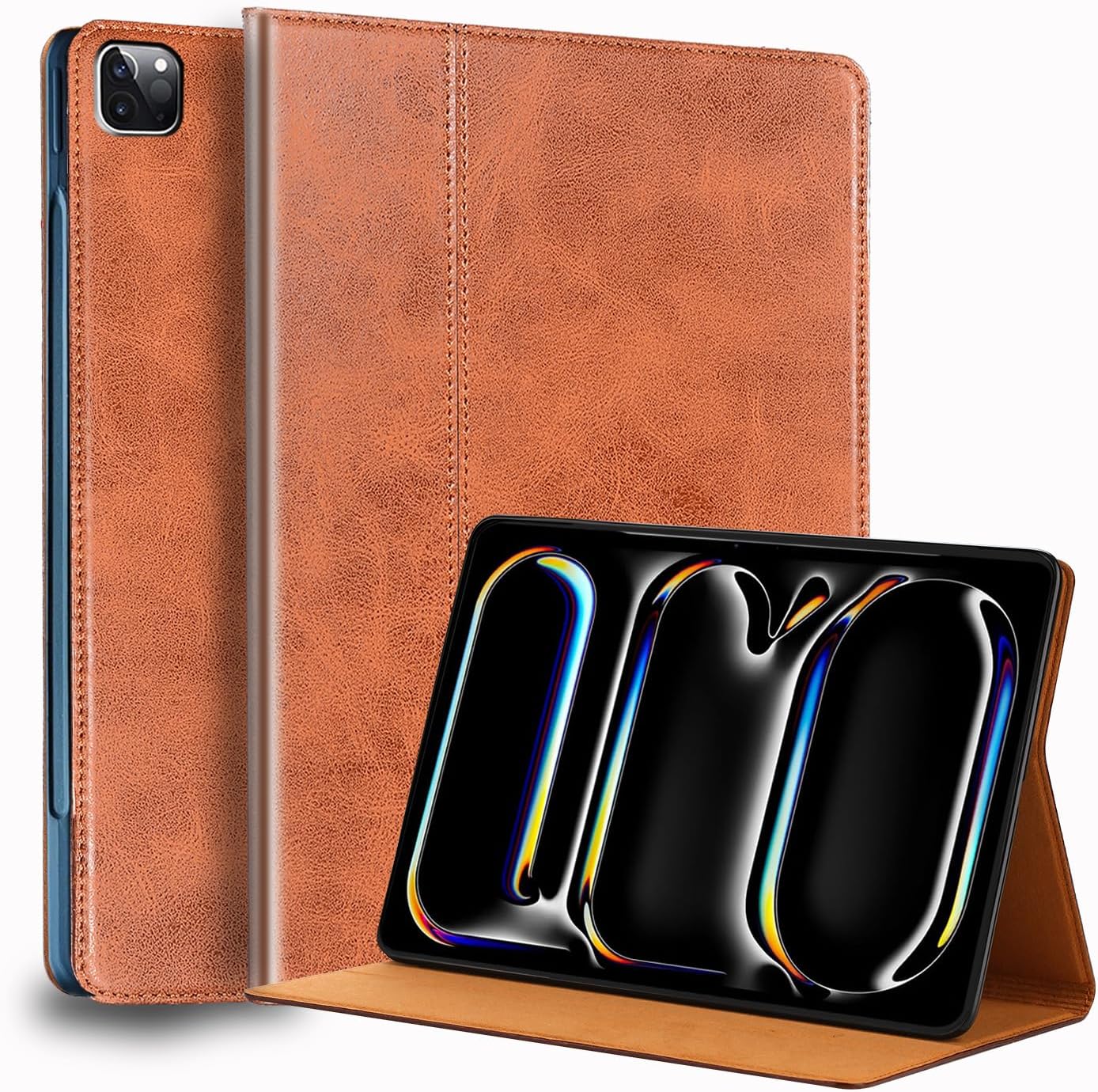 Genuine Leather Case for iPad Pro 11-inch M4 5th Gen 2024