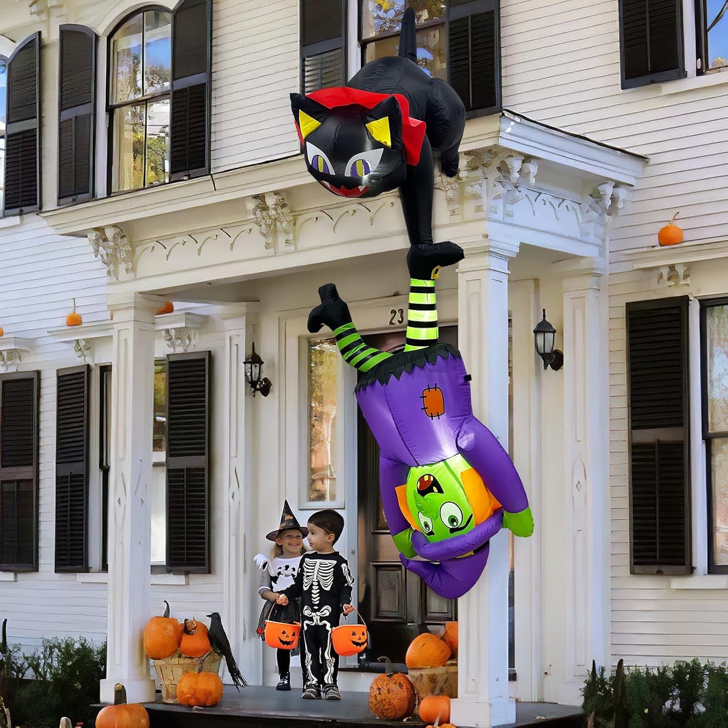 8FT Halloween Inflatables Outdoor Decorations for Spooky Fun