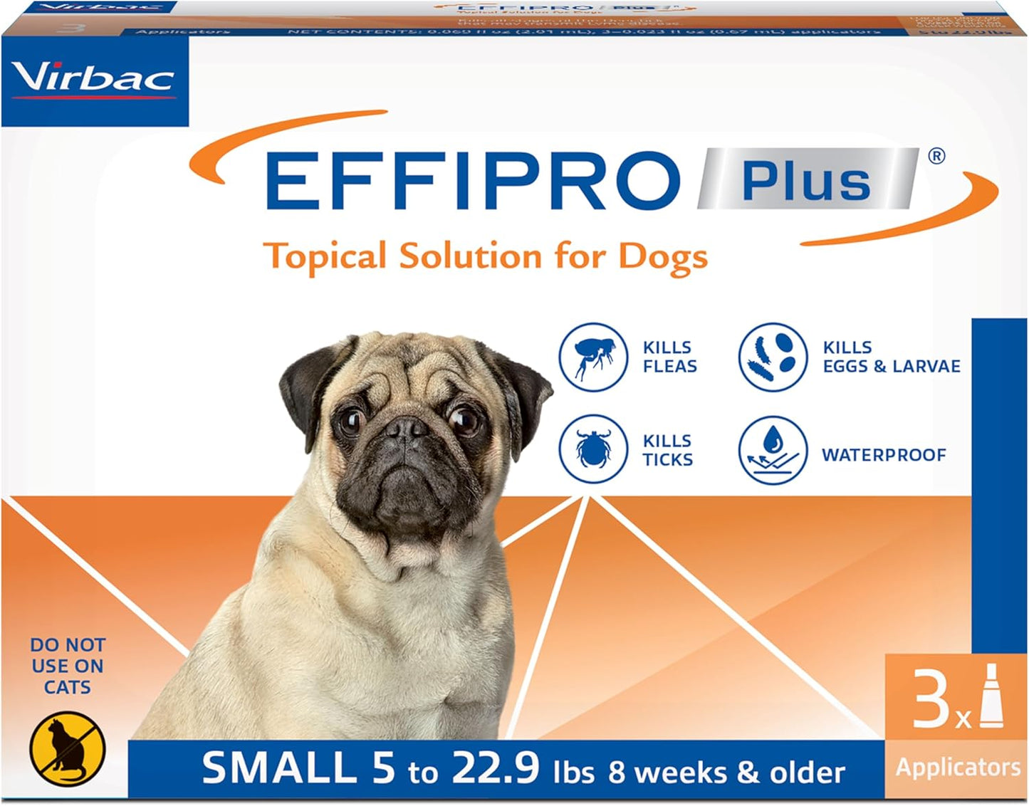 Virbac Effipro Plus Topical Solution for Dogs - Flea and Tick Care