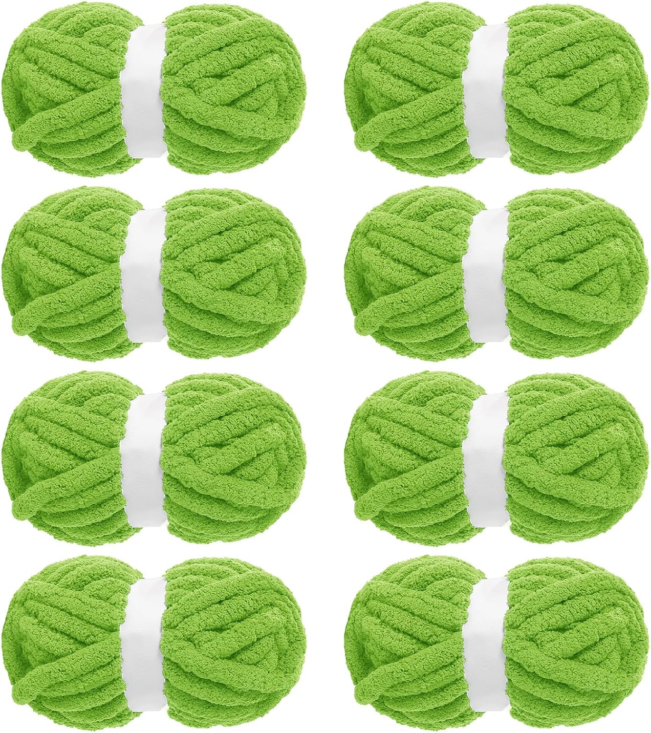 MABOZOO Chunky Yarn for Crocheting & Knitting, 8 Pack