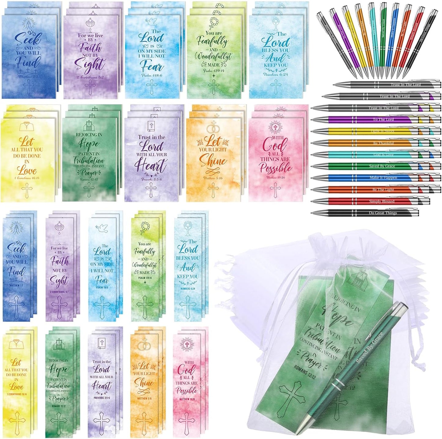 Christmas Bible Gift Set: 120 Pcs for Inspiring Faith