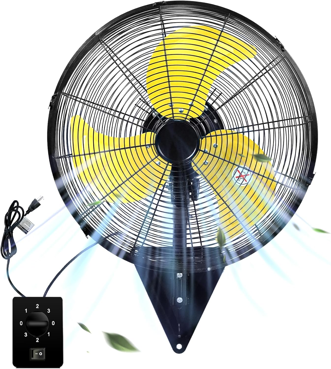 20 Inch Wall Mount Fan with High Velocity for Outdoor Use