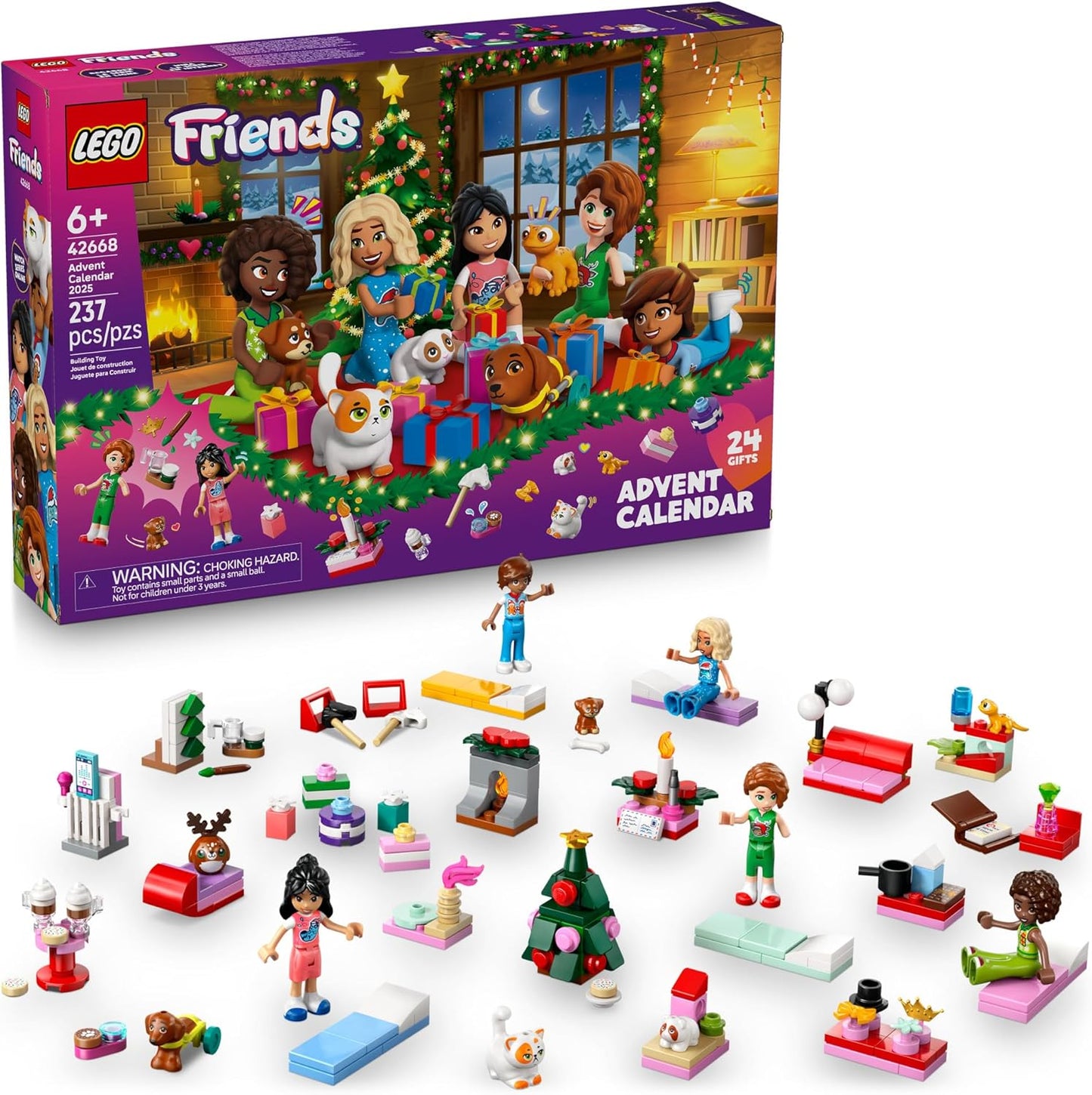 LEGO Friends Advent Calendar 2025 Building Toy for Holiday Fun