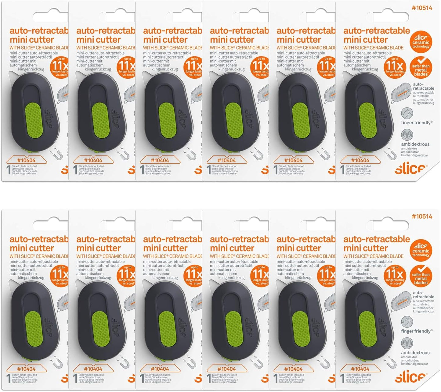 Slice Auto-Retractable Mini Box Cutter for Safe Packaging Use