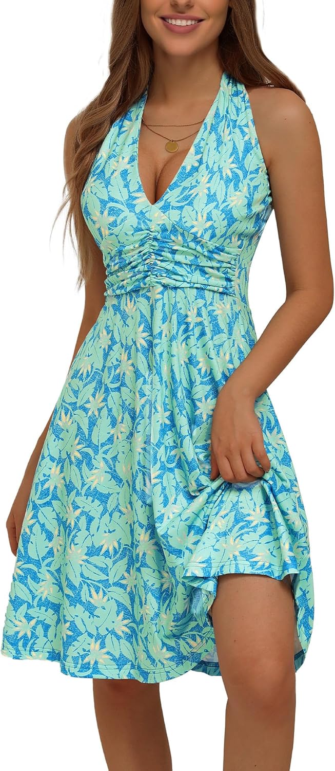 Stylish Women's Summer Sundress with Pocket and Ruffle Design
