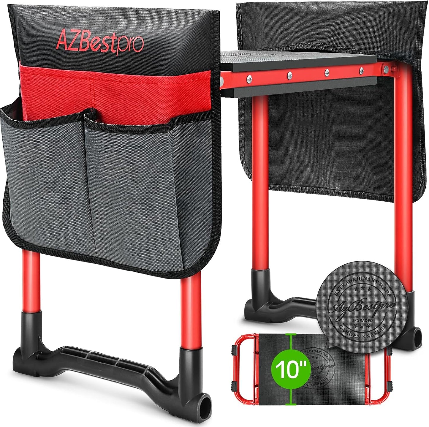 Garden Kneeler and Seat Heavy Duty for Comfort and Stability