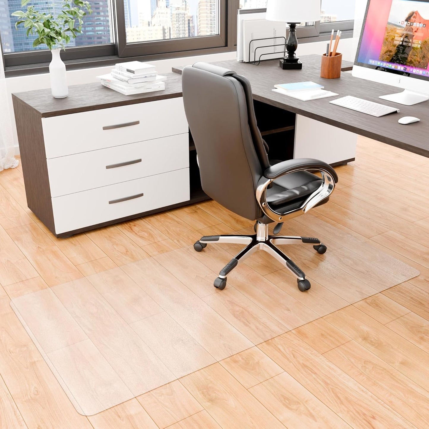 Naturei Chair Mat - Glide Easily on Hard Floors!