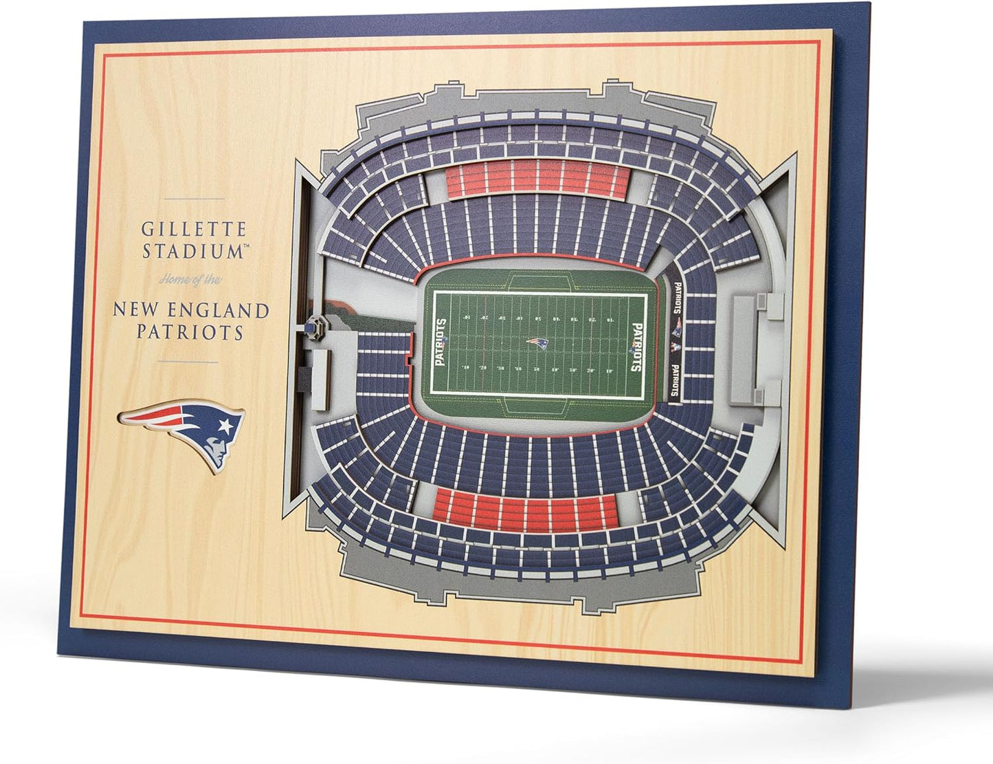 YouTheFan NFL 5-Layer StadiumView Wall Art for Sports Fans