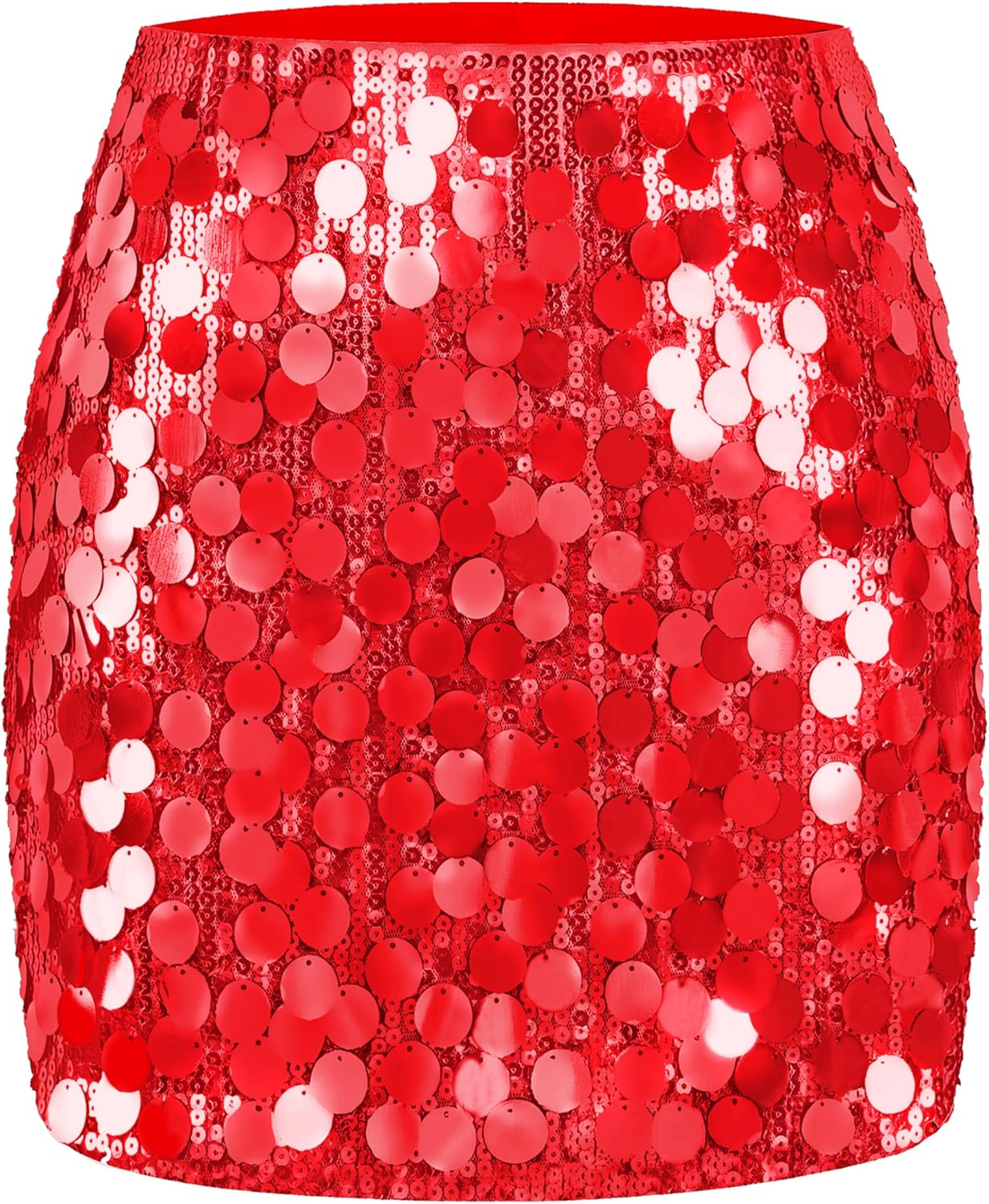 MANER Women's Sequin Skirt for Night Out and Party Events