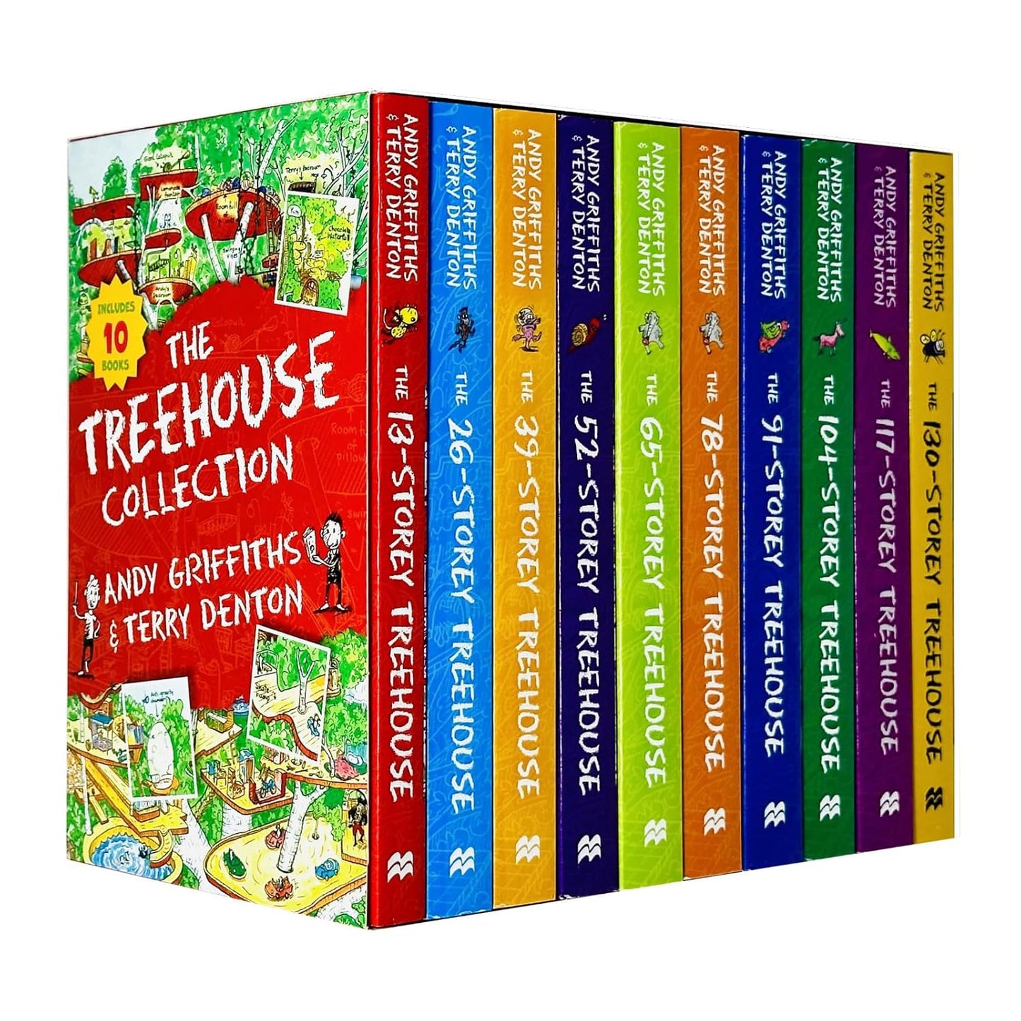 The Treehouse Series 10 Books Collection Set by Andy Griffiths