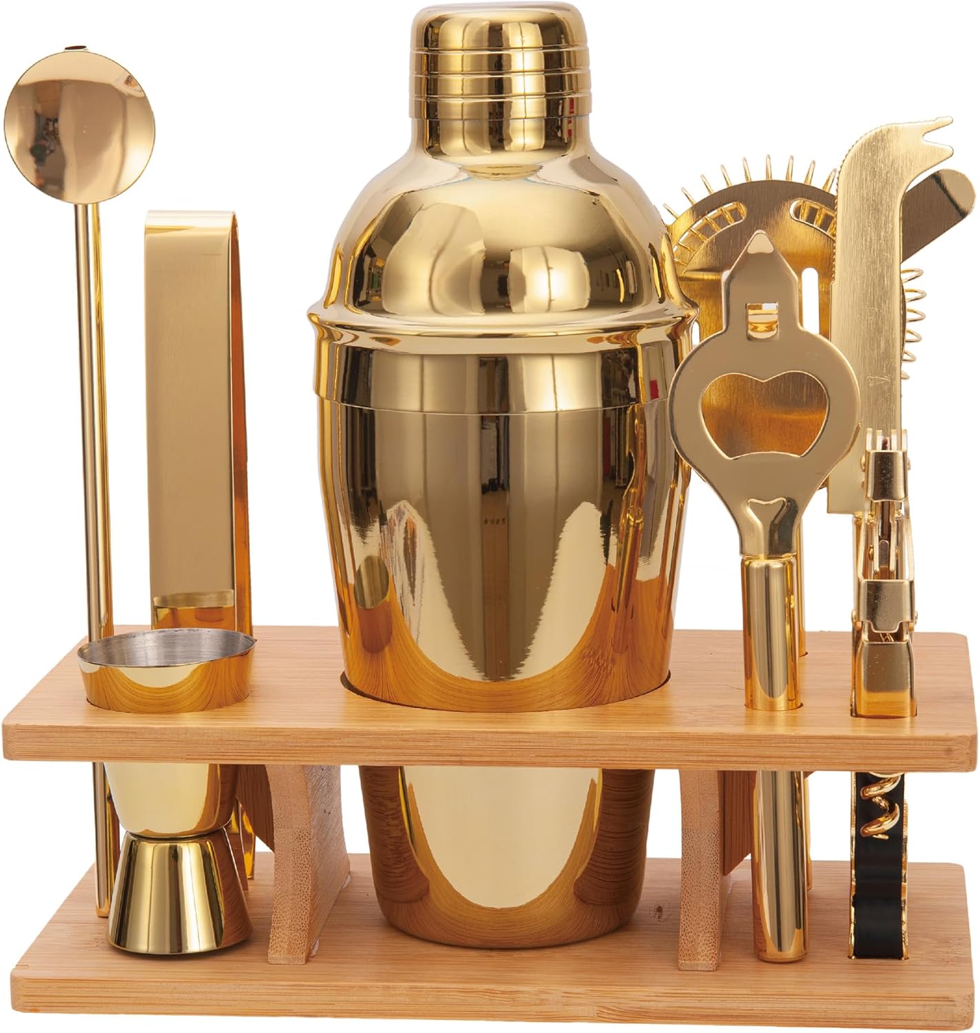 9Pcs Cocktail Shaker Set for Professional Bartending at Home