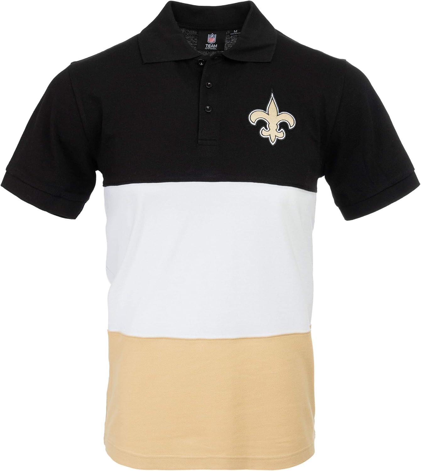 FOCO Men's NFL Team Logo Polo Short Sleeve Shirt for Gamers
