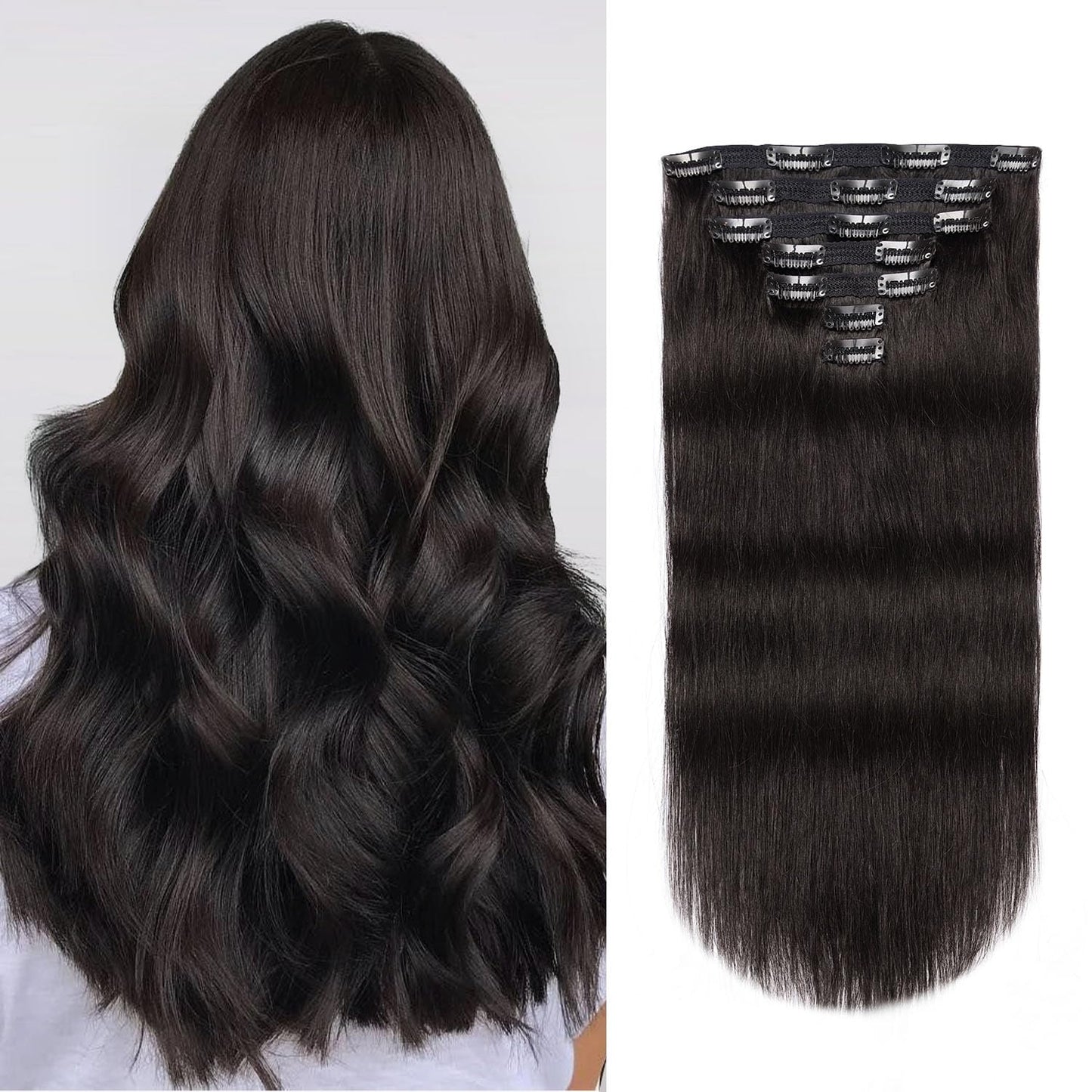 Jiameisi Clip in Hair Extensions for Natural Volume and Style