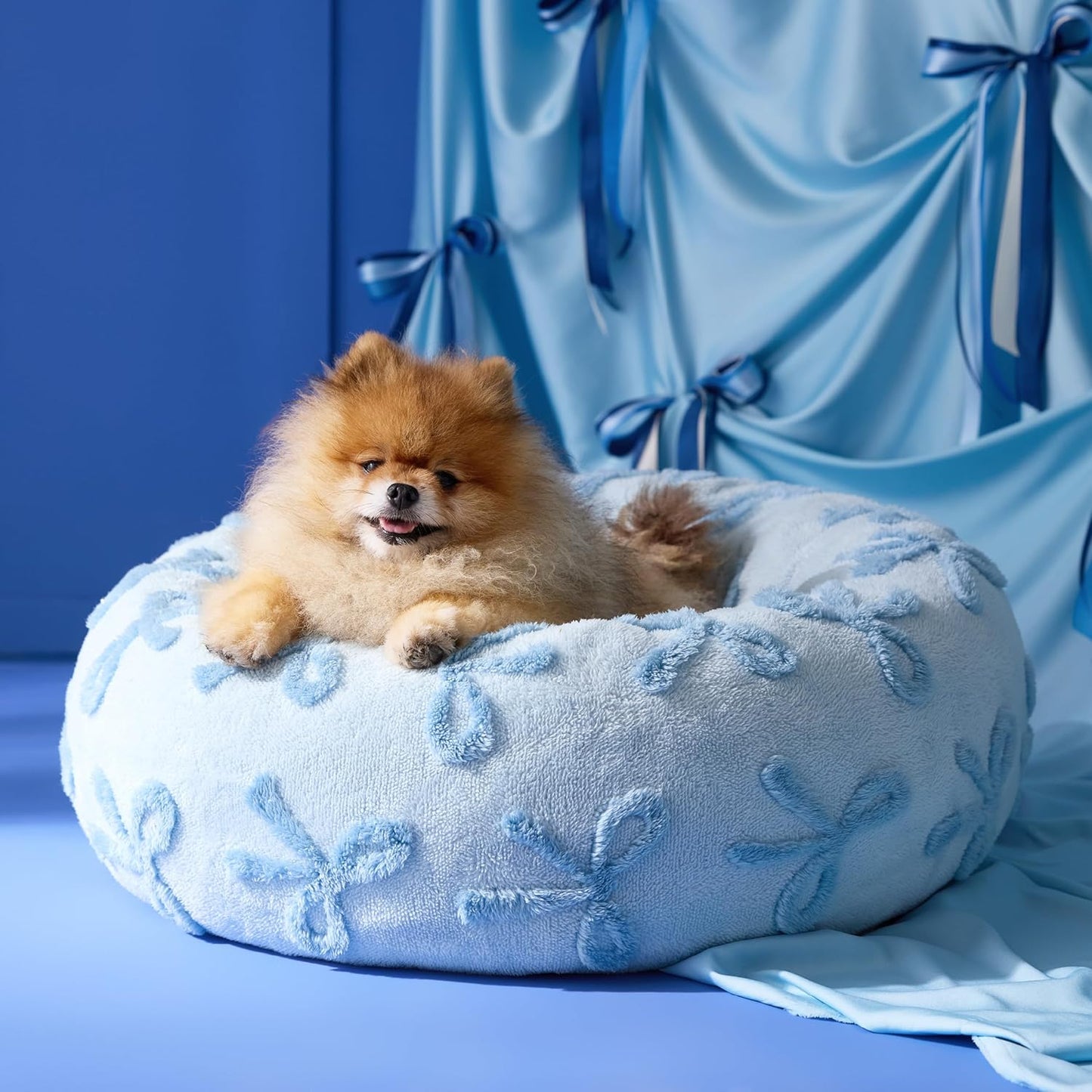 LE SURE Donut Small Dog Bed for Indoor Cats and Dogs