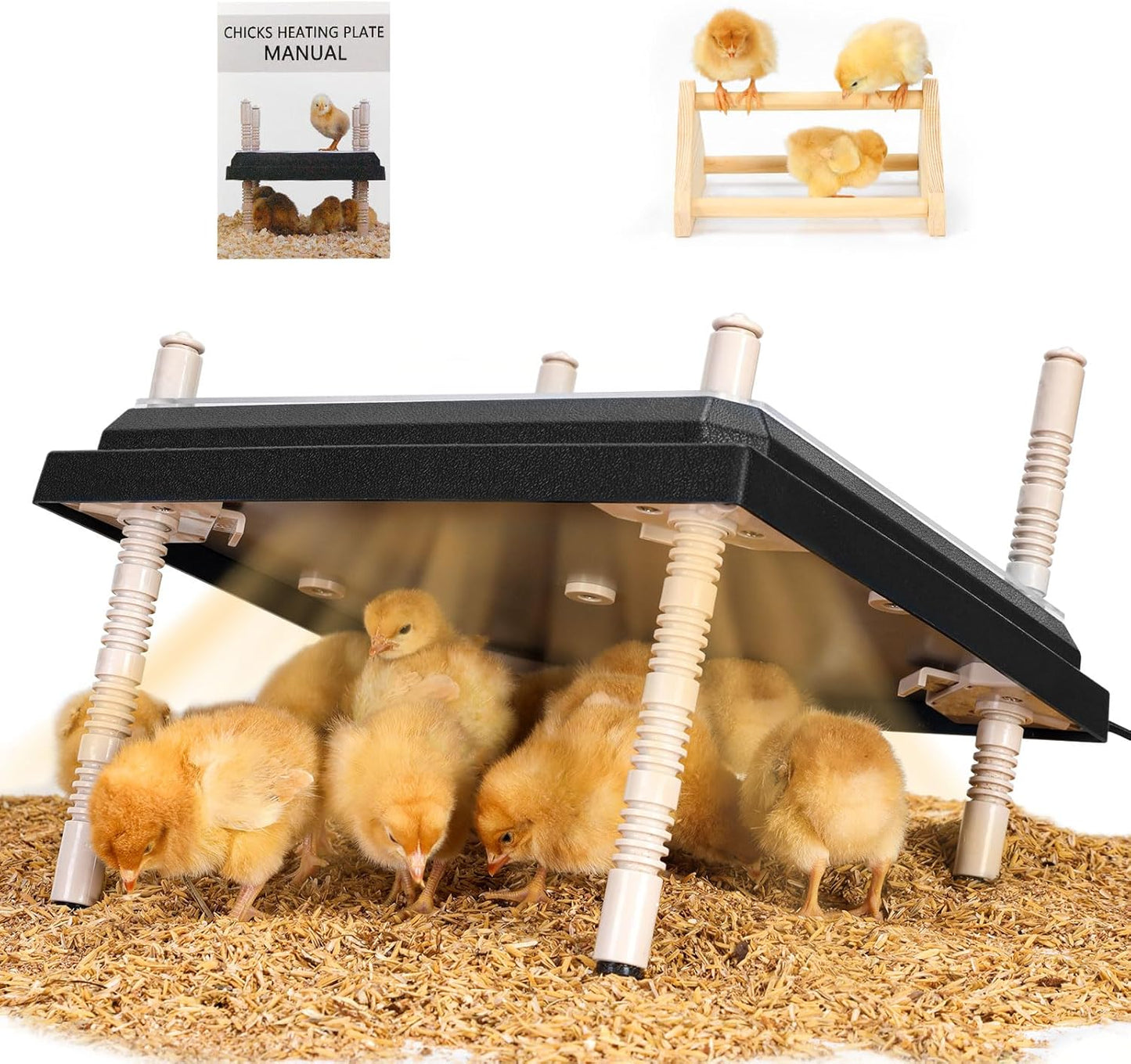 Adjustable Brooder Heater Plate + Bonus Warmer: NesCozy