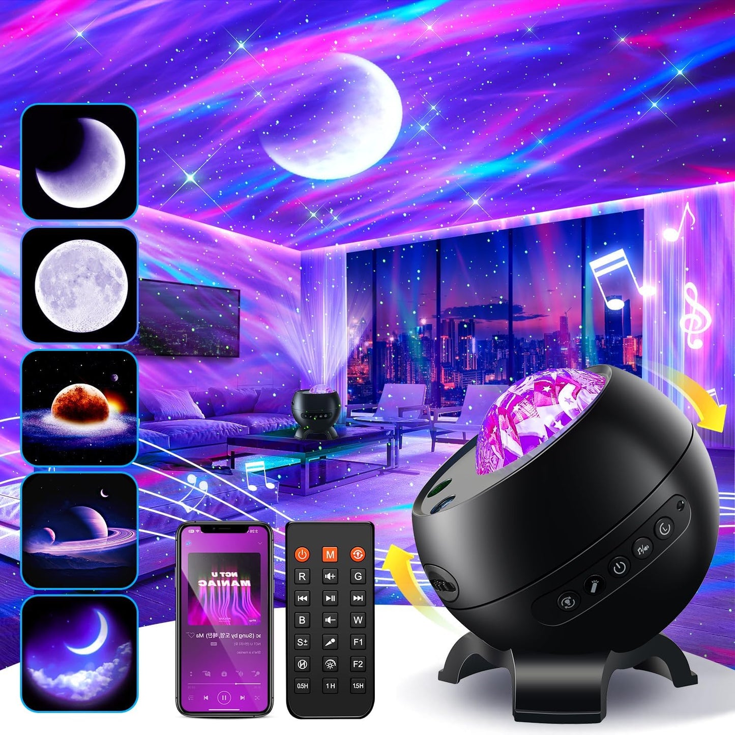 Ultimate Aurora Galaxy Projector