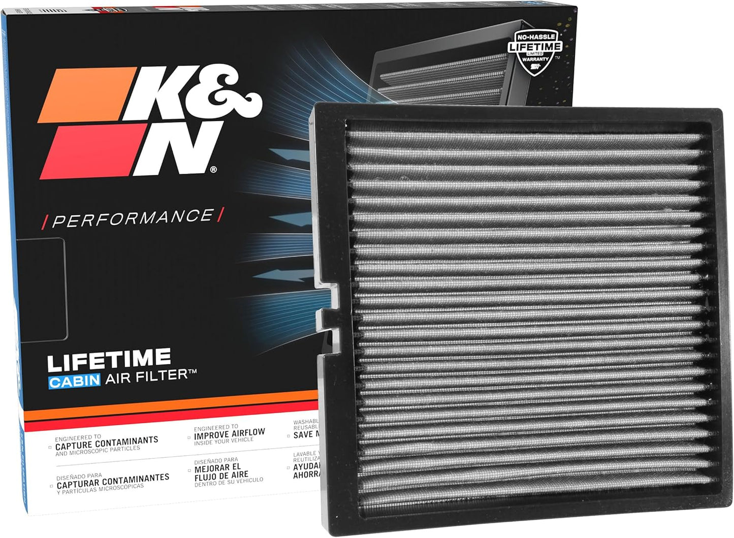 K&N LIFETIME Cabin Air Filter for 2014-2020 Chevrolet Vehicles