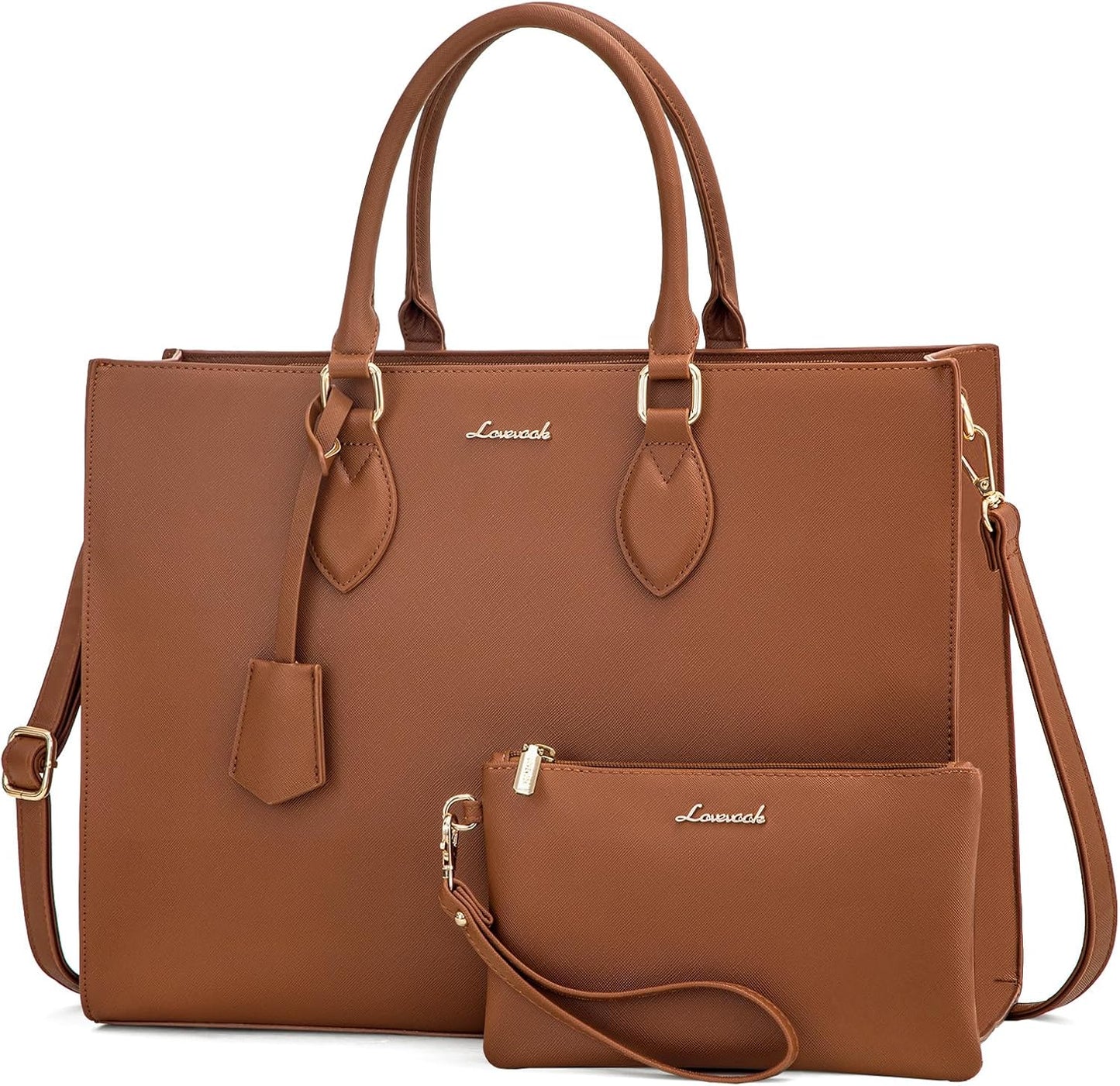 LOVEVOOK Women's 15.6 Inch Laptop Tote Briefcase for Work