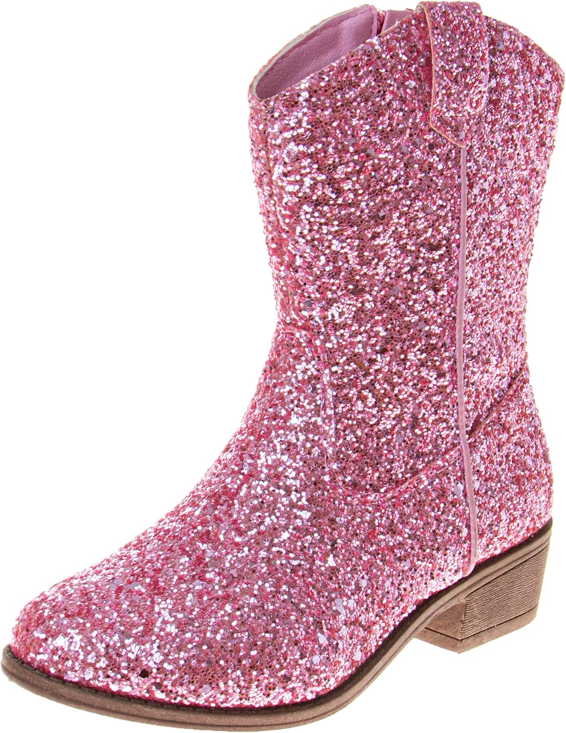 Josmo Glitter Girls Cowgirl Boots for Little and Big Kids