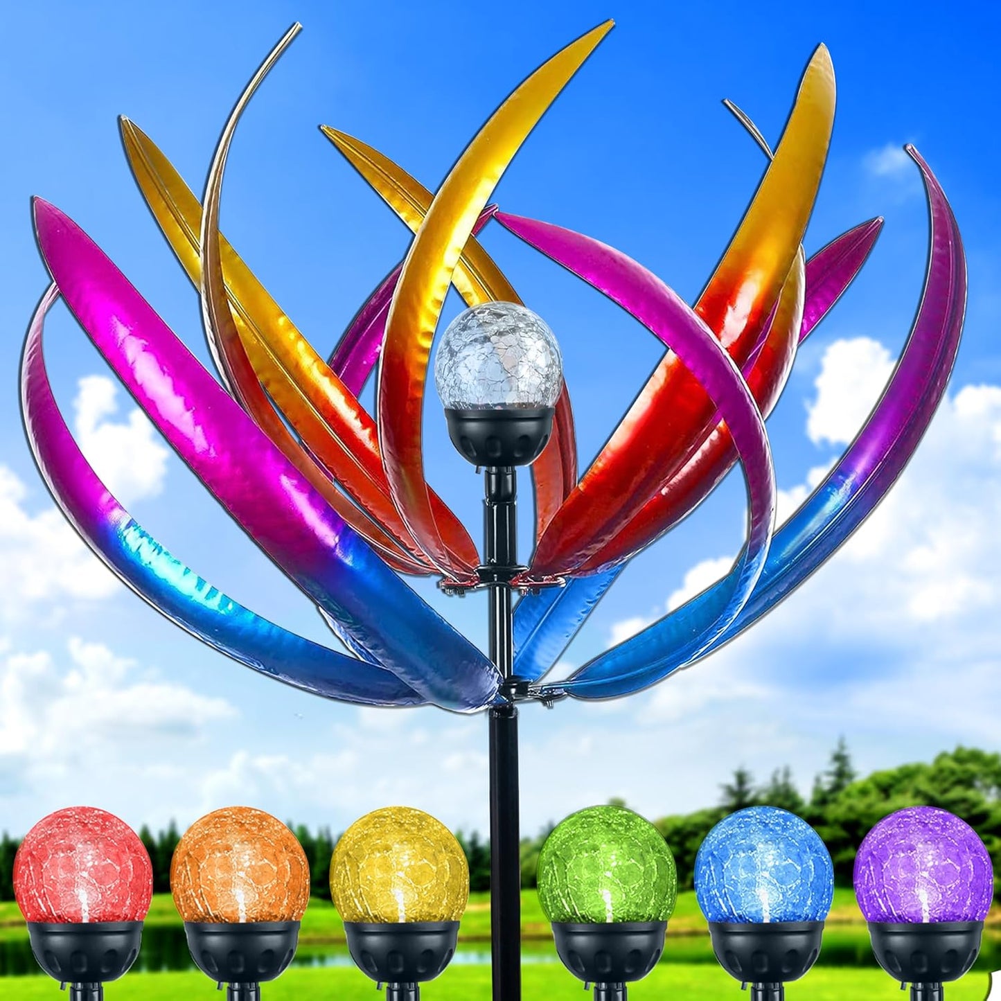 Stunning 70 Inch Wind Spinners for Outdoor Yard and Garden