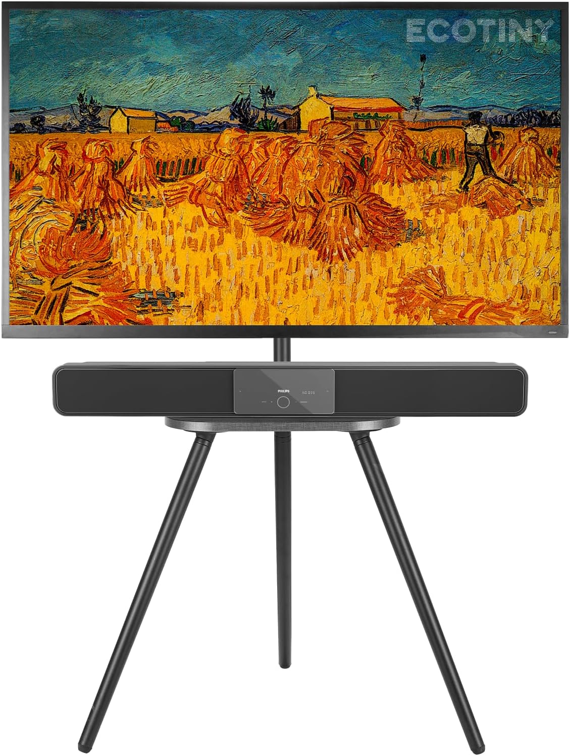 Tripod Easel TV Stand for 43 to 65 Inch Screens, Adjustable