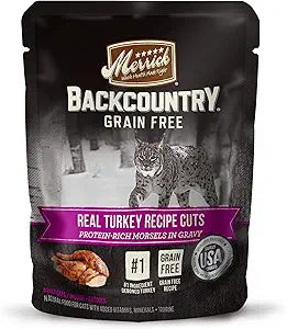 Merrick Backcountry Grain Free Wet Cat Food with Real Turkey