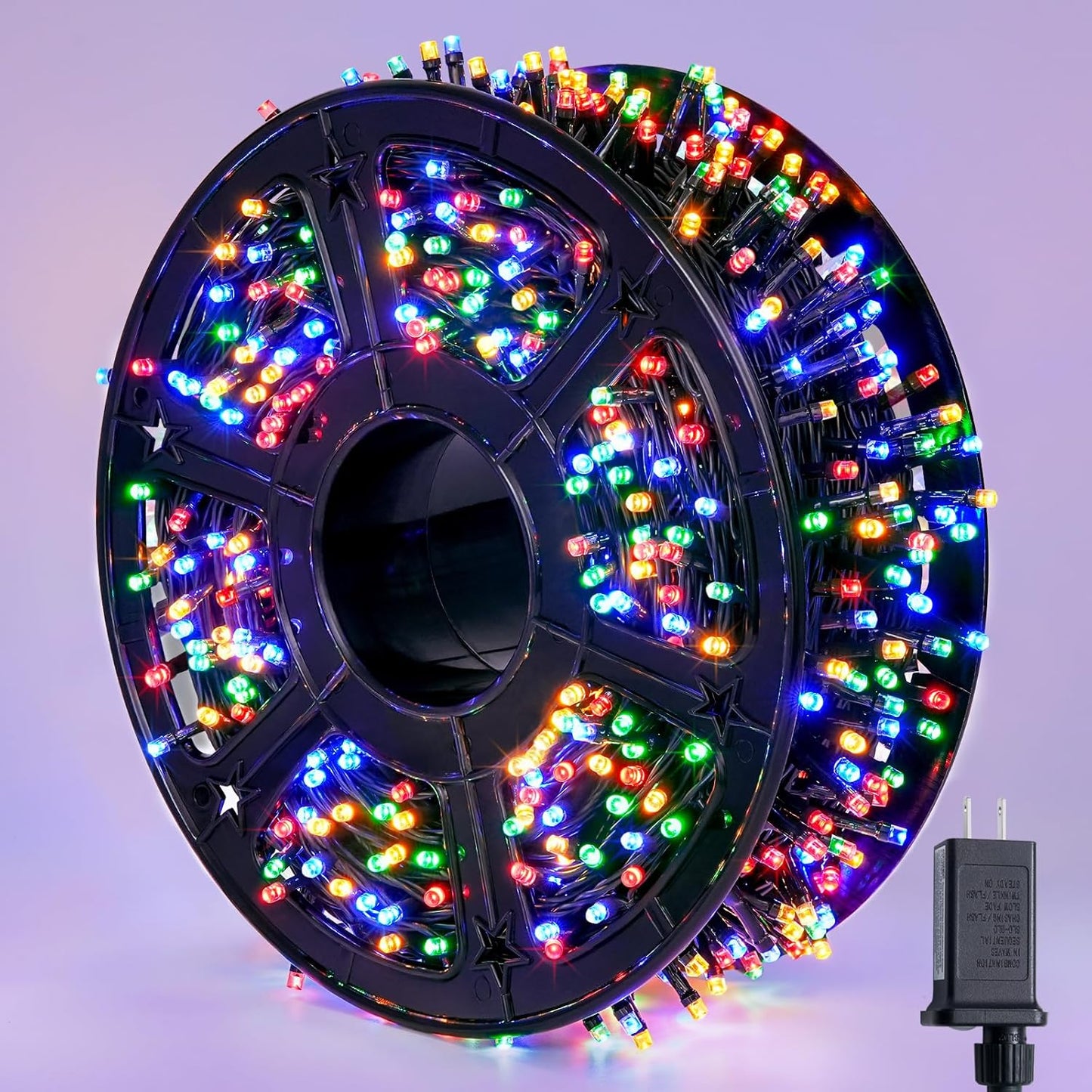 800 LED Christmas String Lights for Indoor and Outdoor Decor