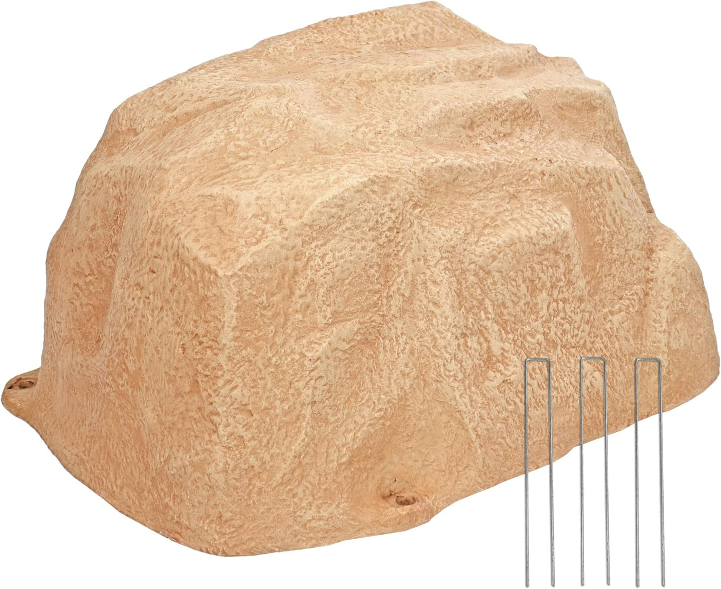 Sunnydaze 14 H Polyresin Faux Landscape Rock Cover for Outdoors