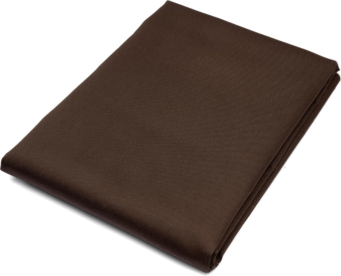 Pico Textiles 4 Yards Bolt Brown Poly Cotton Twill Fabric