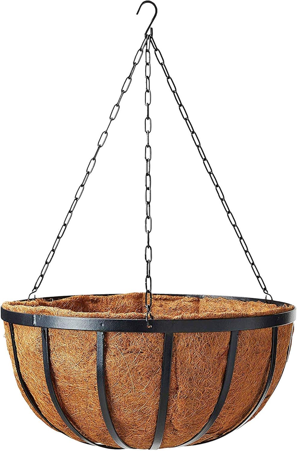 Coconut Hanging Basket 16-Inch for Beautiful Garden Displays