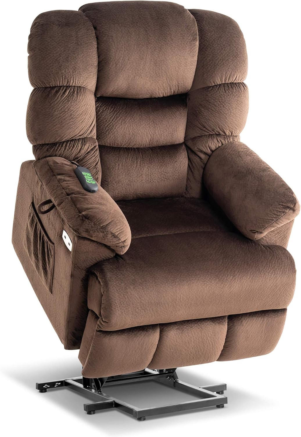 Power Lift Recliner for Elderly | Adjustable Headrest | Fabric 7630