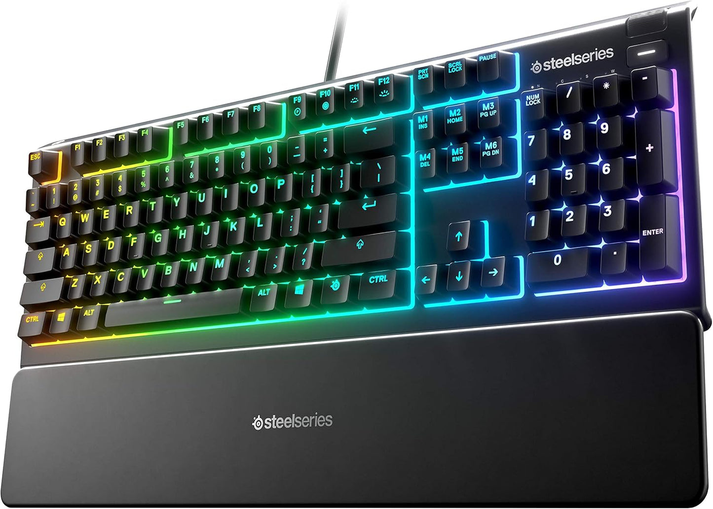 SteelSeries Apex 3 RGB Gaming Keyboard with 10-Zone Illumination