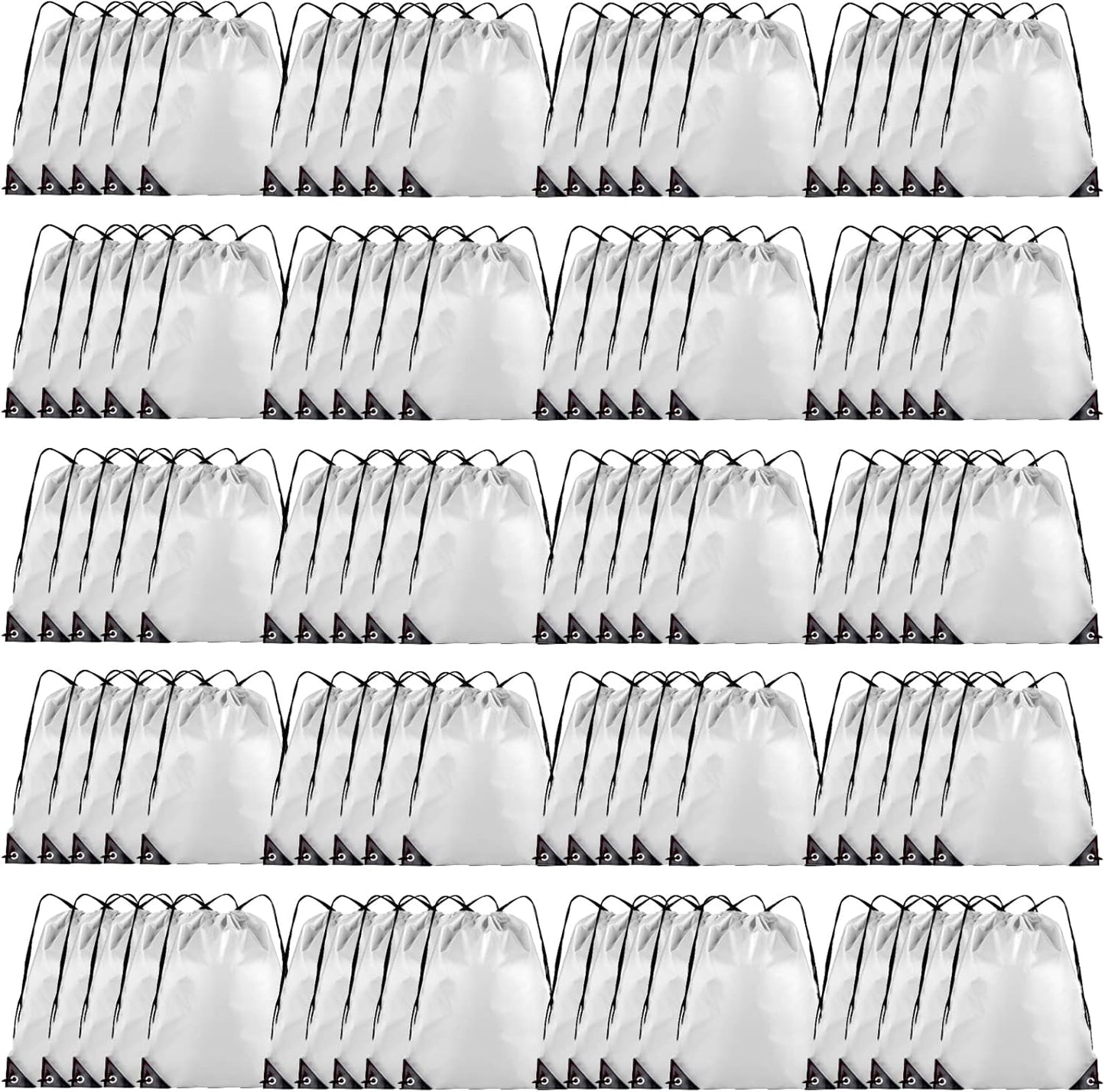 Drawstring Backpack Bulk 100Pcs for Gym Beach Sports Trips