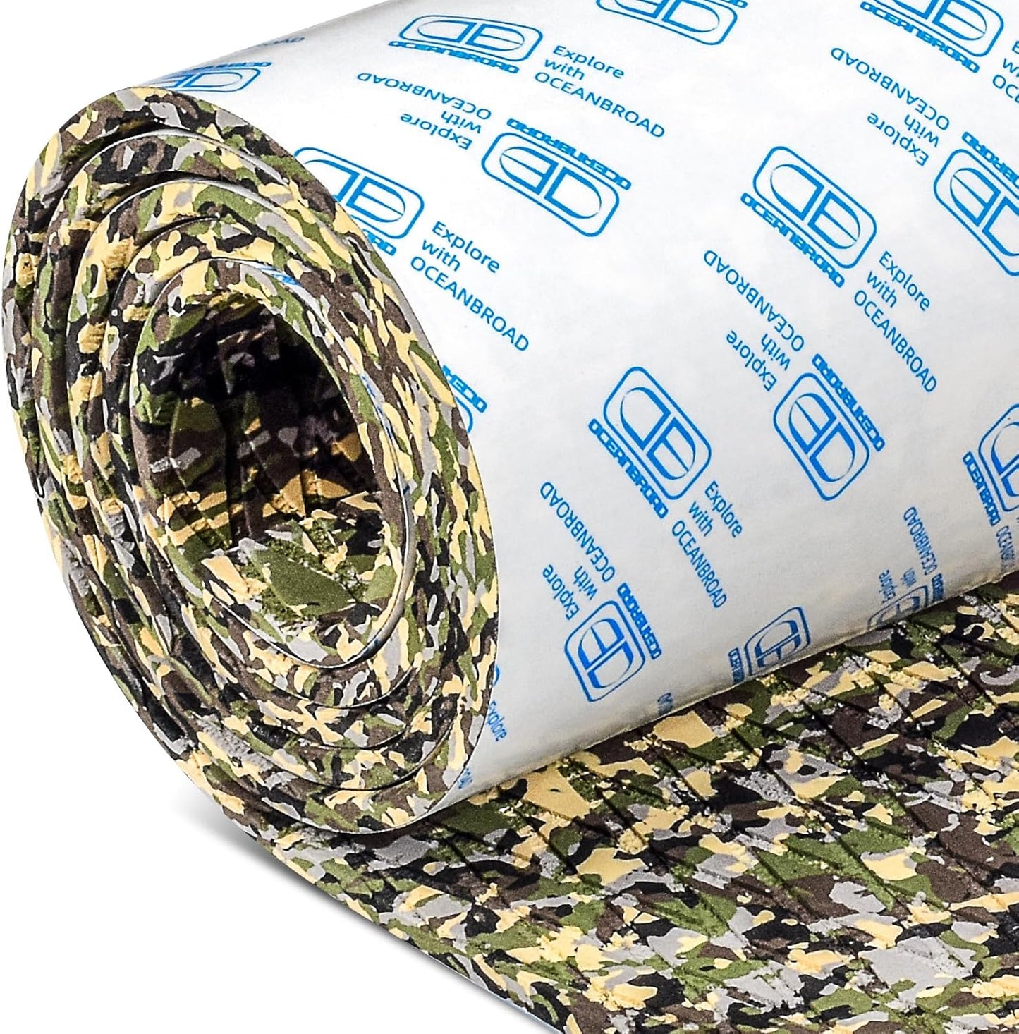 OCEANBROAD Self-Adhesive Camouflage Boat Flooring for Traction