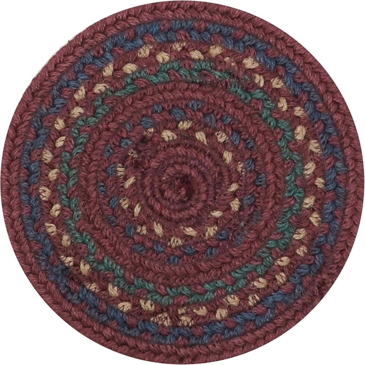 Jamestown Jute Braided Kitchen Trivets for Hot Dishes Set