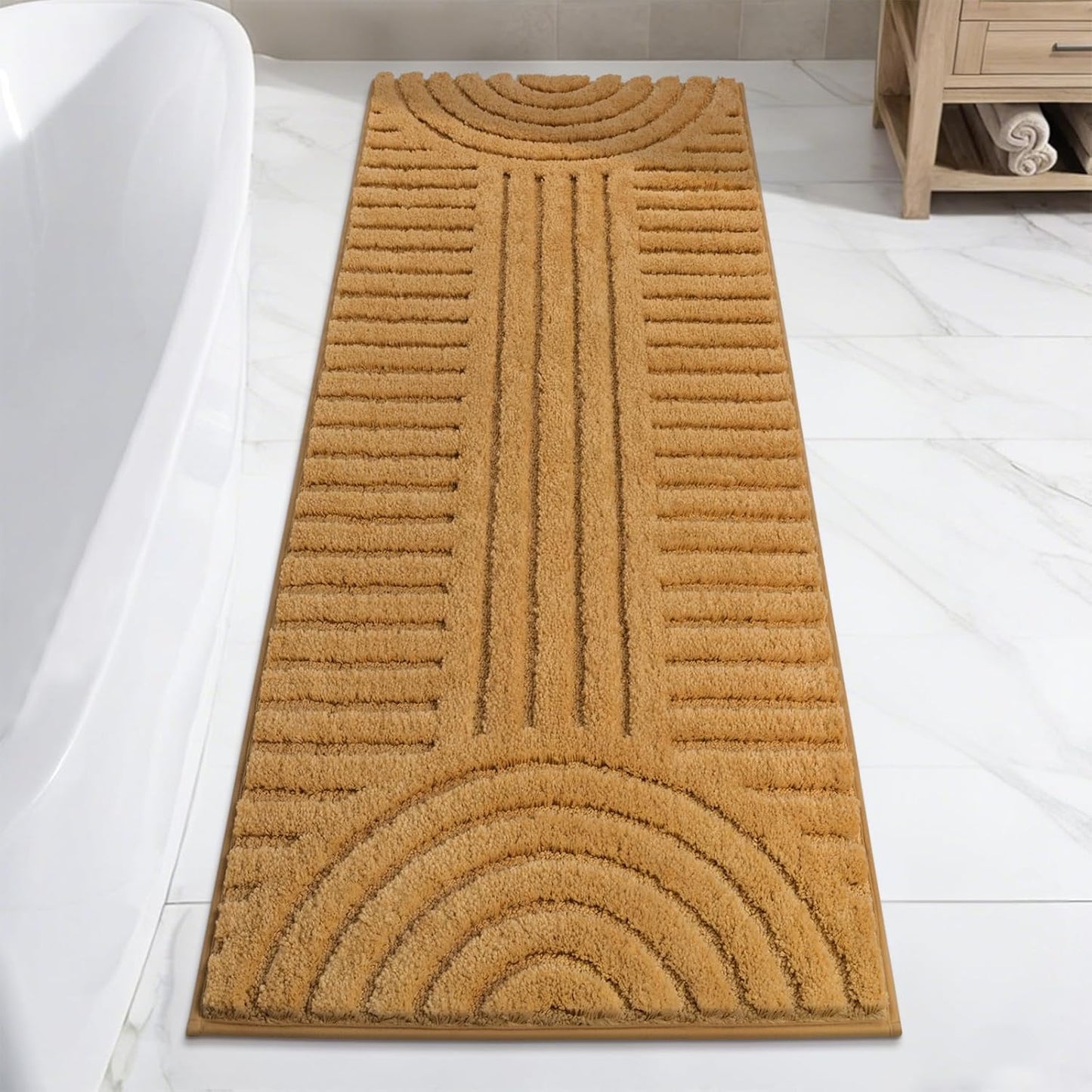 SHACOS Super Soft Bathroom Runner Rugs for Stylish Home Decor