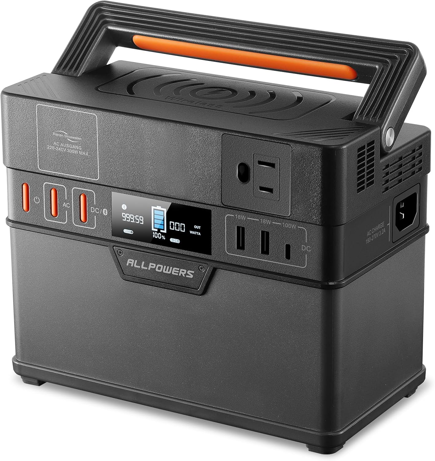 ALLPOWERS 300W Portable Solar Generator: Reliable Power Anywhere
