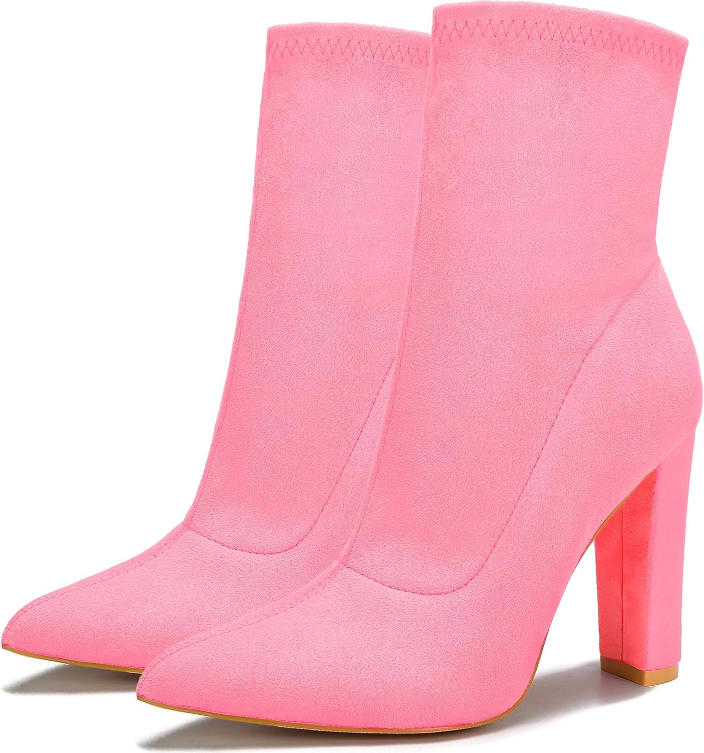 Risdoada Women's Sock Boots: Stylish Chunky Heel Ankle Booties