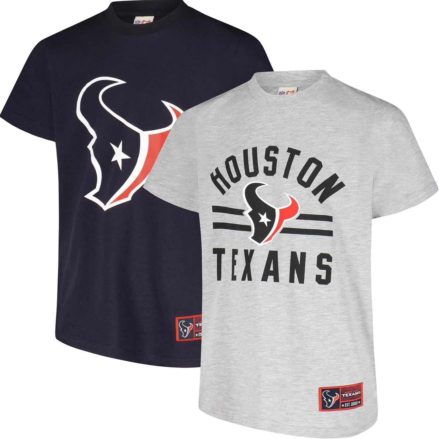 Ultra Game Youth NFL Official Super Soft T-Shirt Set for Fans